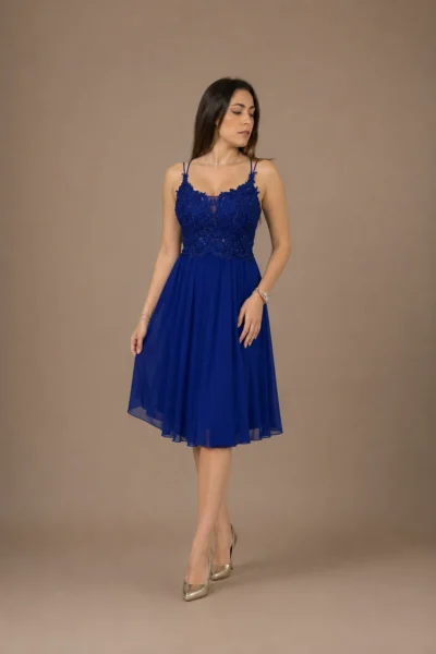 FLORENCE – Vestido corto de gasa