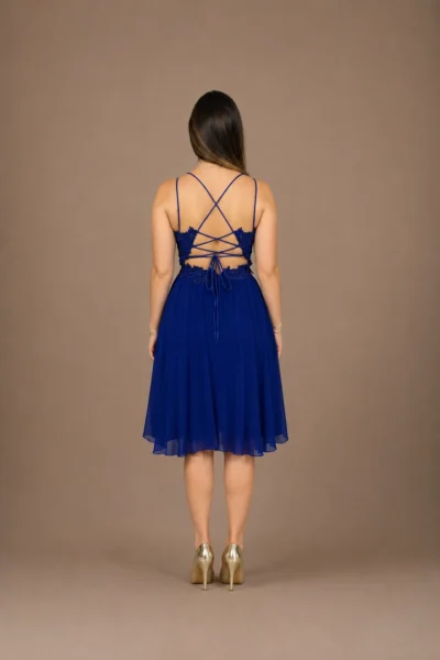 FLORENCE – Vestido corto de gasa